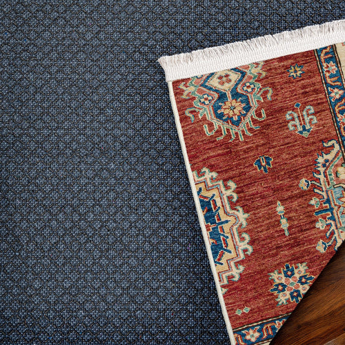 Bordo Madalyon Modern Etnik Desenli Halı  | Makinada Yıkanabilir | Hav Toz Vermez | Leke Tutmayan | Kaymaz Taban | Dijital Makine Baskı | Salon Yolluk Mutfak Halısı