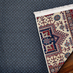 Bordo Madalyon Modern Etnik Desenli Halı  | Makinada Yıkanabilir | Hav Toz Vermez | Leke Tutmayan | Kaymaz Taban | Dijital Makine Baskı | Salon Yolluk Mutfak Halısı