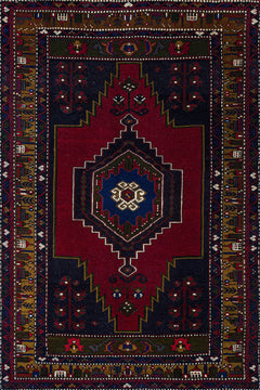 Bordo Göbekli Modern Etnik Desenli Halı  | Makinada Yıkanabilir | Hav Toz Vermez | Leke Tutmayan | Kaymaz Taban | Dijital Makine Baskı | Salon Yolluk Mutfak Halısı