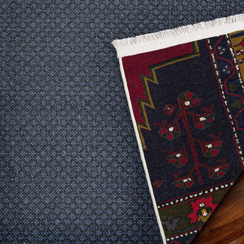 Bordo Göbekli Modern Etnik Desenli Halı  | Makinada Yıkanabilir | Hav Toz Vermez | Leke Tutmayan | Kaymaz Taban | Dijital Makine Baskı | Salon Yolluk Mutfak Halısı