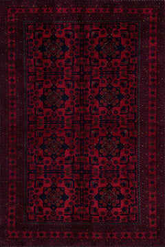 Bordo Bordürlü Modern Etnik Desenli Halı  | Makinada Yıkanabilir | Hav Toz Vermez | Leke Tutmayan | Kaymaz Taban | Dijital Makine Baskı | Salon Yolluk Mutfak Halısı
