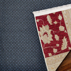 Bordo Bordürlü Modern Etnik Desenli Halı  | Makinada Yıkanabilir | Hav Toz Vermez | Leke Tutmayan | Kaymaz Taban | Dijital Makine Baskı | Salon Yolluk Mutfak Halısı