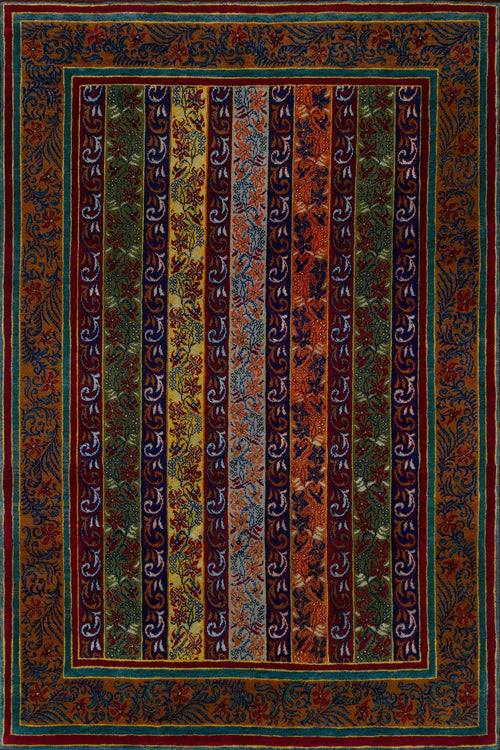 Bordo Bordürlü Modern Etnik Desenli Halı  | Makinada Yıkanabilir | Hav Toz Vermez | Leke Tutmayan | Kaymaz Taban | Dijital Makine Baskı | Salon Yolluk Mutfak Halısı