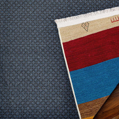 Sarı Çizgili Modern Etnik Desenli Halı  | Makinada Yıkanabilir | Hav Toz Vermez | Leke Tutmayan | Kaymaz Taban | Dijital Makine Baskı | Salon Yolluk Mutfak Halısı