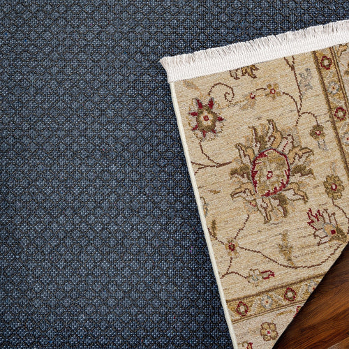 Krem Bordürlü Modern Etnik Desenli Halı  | Makinada Yıkanabilir | Hav Toz Vermez | Leke Tutmayan | Kaymaz Taban | Dijital Makine Baskı | Salon Yolluk Mutfak Halısı