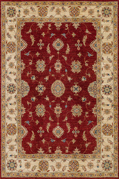 Bordo Bordürlü Modern Etnik Desenli Halı  | Makinada Yıkanabilir | Hav Toz Vermez | Leke Tutmayan | Kaymaz Taban | Dijital Makine Baskı | Salon Yolluk Mutfak Halısı