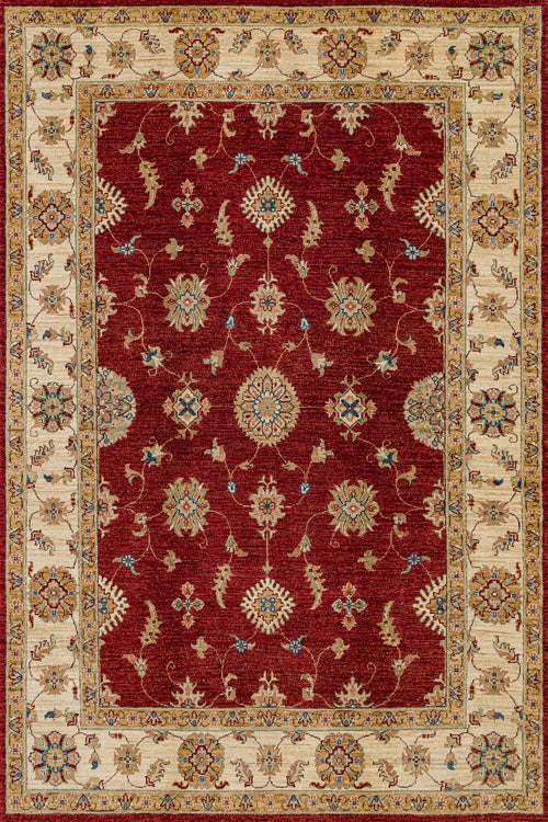 Bordo Bordürlü Modern Etnik Desenli Halı  | Makinada Yıkanabilir | Hav Toz Vermez | Leke Tutmayan | Kaymaz Taban | Dijital Makine Baskı | Salon Yolluk Mutfak Halısı