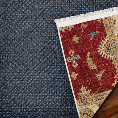 Bordo Bordürlü Modern Etnik Desenli Halı  | Makinada Yıkanabilir | Hav Toz Vermez | Leke Tutmayan | Kaymaz Taban | Dijital Makine Baskı | Salon Yolluk Mutfak Halısı