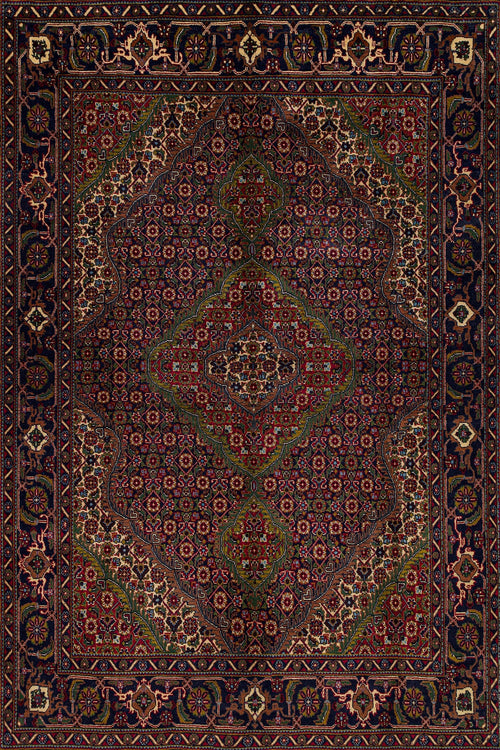 Bordo Madalyon Modern Etnik Desenli Halı  | Makinada Yıkanabilir | Hav Toz Vermez | Leke Tutmayan | Kaymaz Taban | Dijital Makine Baskı | Salon Yolluk Mutfak Halısı