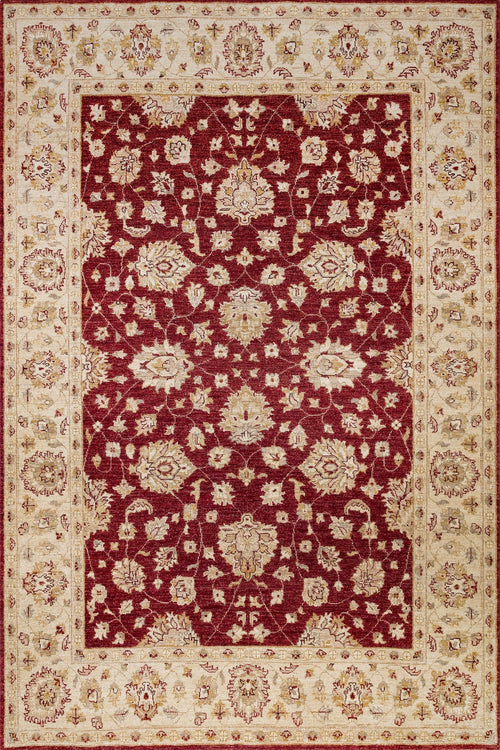 Bordo Çiçekli Modern Etnik Desenli Halı  | Makinada Yıkanabilir | Hav Toz Vermez | Leke Tutmayan | Kaymaz Taban | Dijital Makine Baskı | Salon Yolluk Mutfak Halısı