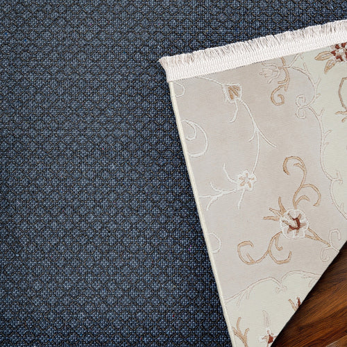 Krem Bordürlü Modern Etnik Desenli Halı  | Makinada Yıkanabilir | Hav Toz Vermez | Leke Tutmayan | Kaymaz Taban | Dijital Makine Baskı | Salon Yolluk Mutfak Halısı