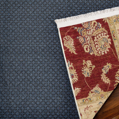 Bordo Çiçekli Modern Etnik Desenli Halı  | Makinada Yıkanabilir | Hav Toz Vermez | Leke Tutmayan | Kaymaz Taban | Dijital Makine Baskı | Salon Yolluk Mutfak Halısı