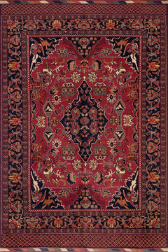 Bordo Göbekli Modern Etnik Desenli Halı  | Makinada Yıkanabilir | Hav Toz Vermez | Leke Tutmayan | Kaymaz Taban | Dijital Makine Baskı | Salon Yolluk Mutfak Halısı