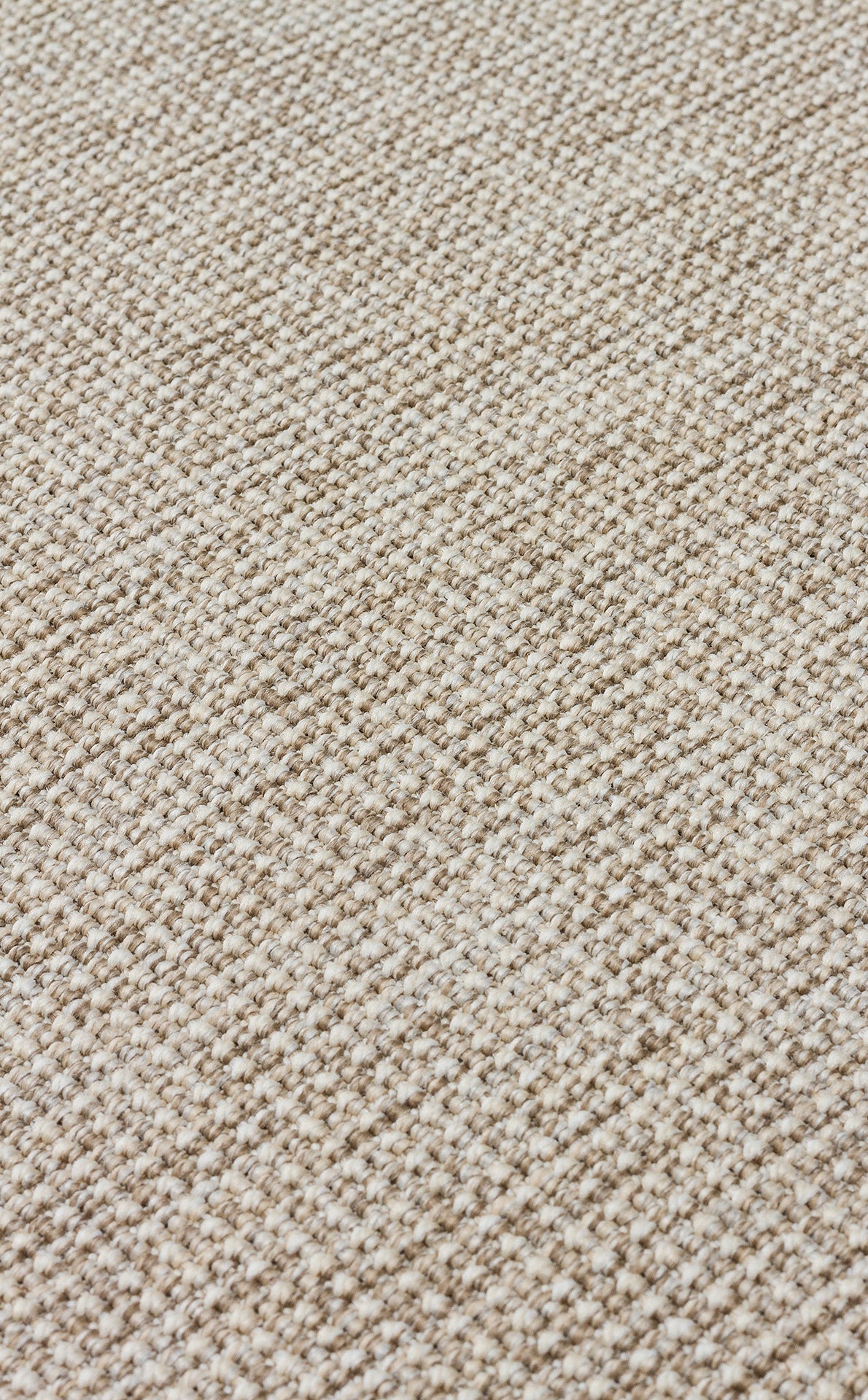 Bej Siyah Bordürlü Dekoratif Jüt Halı - Pati Dostu - Toz Vermez