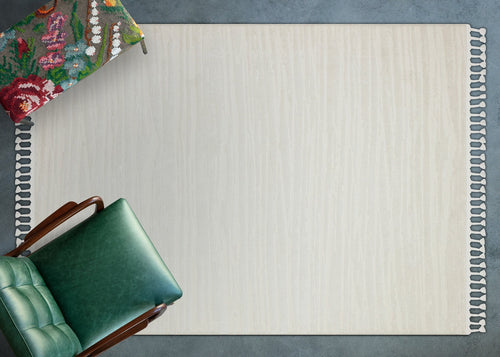 Krem Çizgili Modern Etnik Desenli Halı  | Makinada Yıkanabilir | Hav Toz Vermez | Leke Tutmayan | Kaymaz Taban | Dijital Makine Baskı | Salon Yolluk Mutfak Halısı