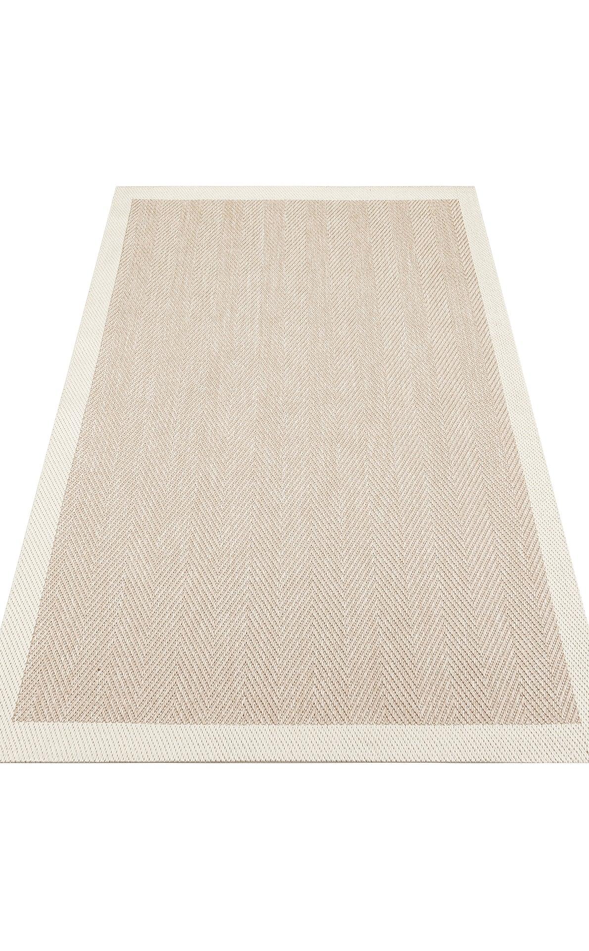 Bej Krem Düz Kilim Halı