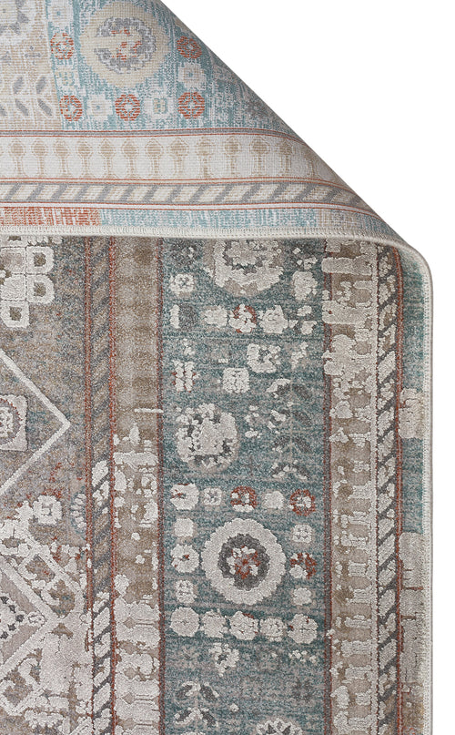 Yumuşak Dokulu Vintage Esintilere Sahip Dokuma Halı