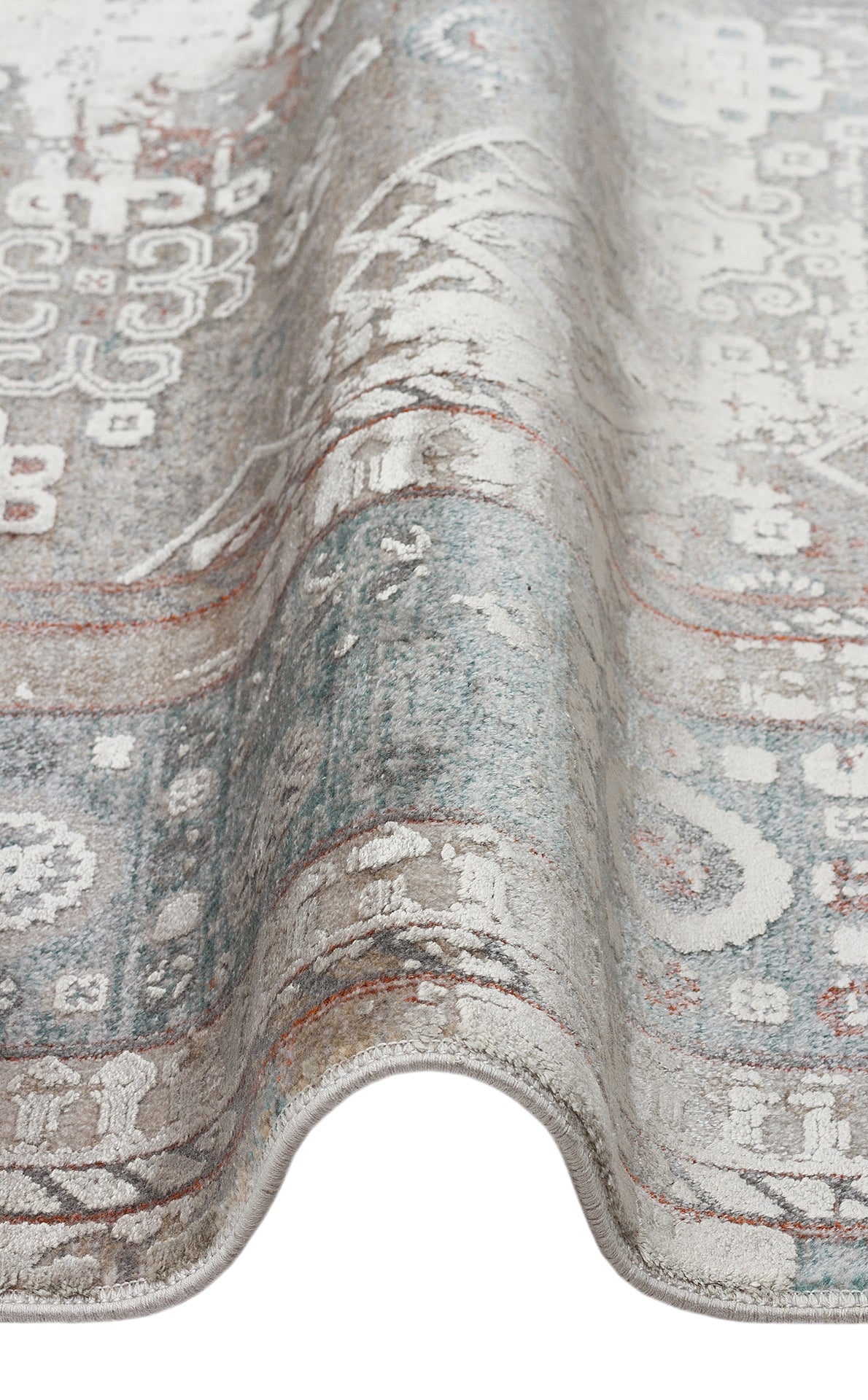 Yumuşak Dokulu Vintage Esintilere Sahip Dokuma Halı