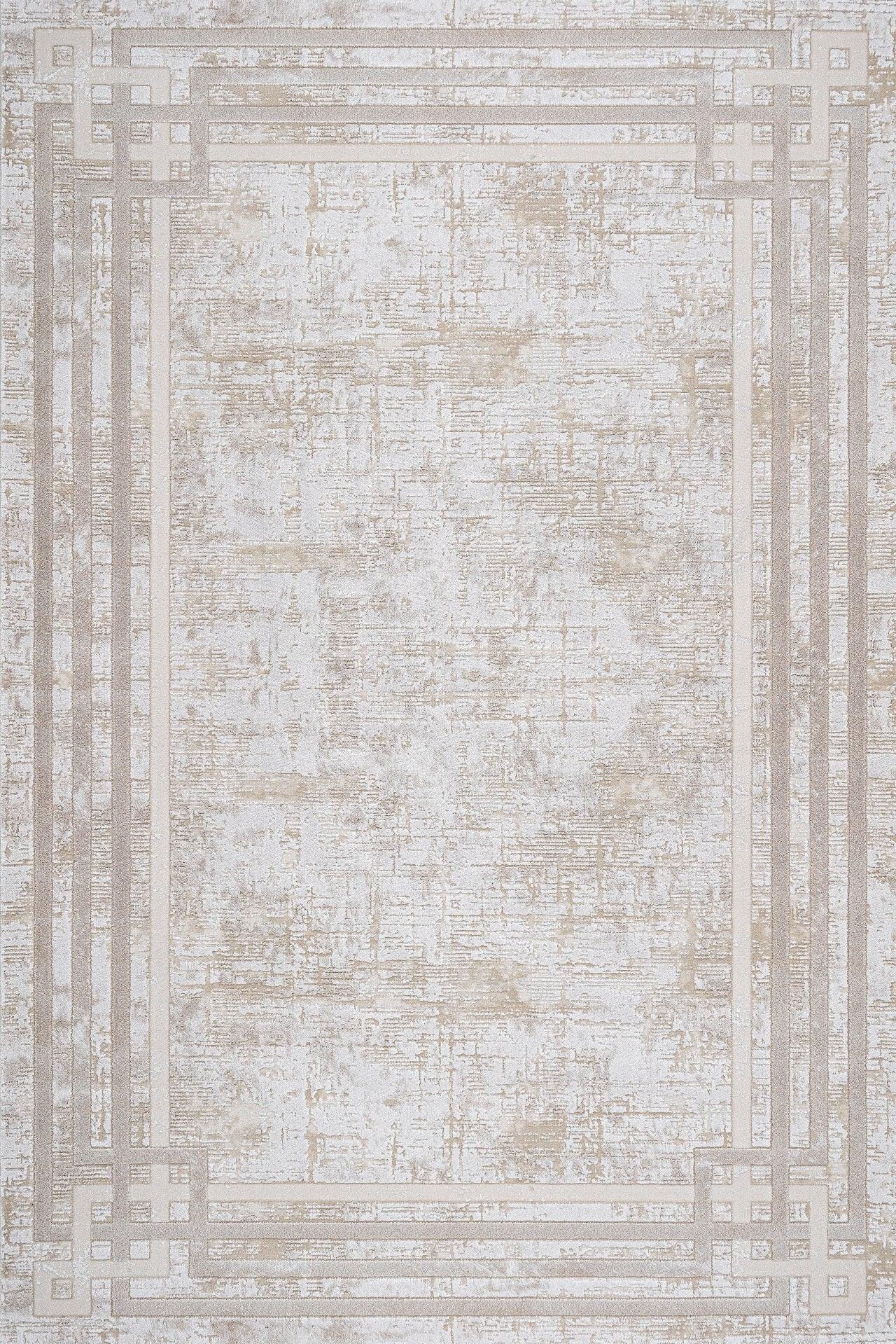 Bordürlü Modern Halı - Yıkanabilir - Kaymaz Taban - Pati Dostu