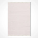 Cream Powder Pink Geometric Modern Living Room Rug Acrylic
