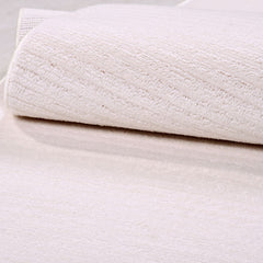 Krem Düz Akrilik Makine Halısı