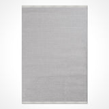 Light Grey Modern Striped Living Room Rug - Acrylic