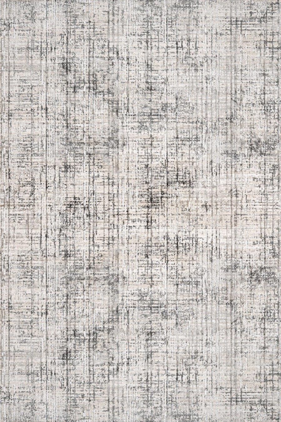 Antrasit Gri Minimalist Modern Halı - Yıkanabilir - Kaymaz Taban - Pati Dostu
