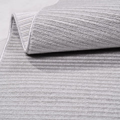 Gri Düz Akrilik Makine Halısı