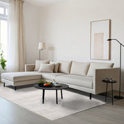 Majestic Bej Modern Triko Akrilik Makine Alan Halısı