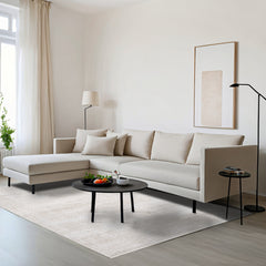 Majestic Bej Modern Triko Akrilik Makine Alan Halısı