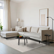 Dreamy Bej Geometrik Polyester Makine Halısı