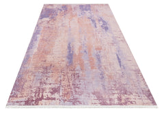 Veenendaal Pembe Modern Pamuk ve Şönil Dijital Baskı Halı