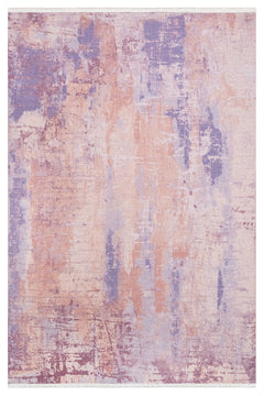 Veenendaal Pembe Modern Pamuk ve Şönil Dijital Baskı Halı