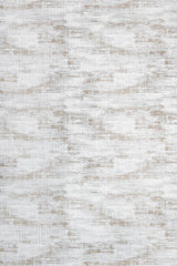 Light Gray Beige Modern Living Room Rug - Cotton
