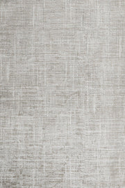 Beyaz Gri Dokulu Minimalist Halı - Yıkanabilir - Kaymaz Taban - Pati Dostu