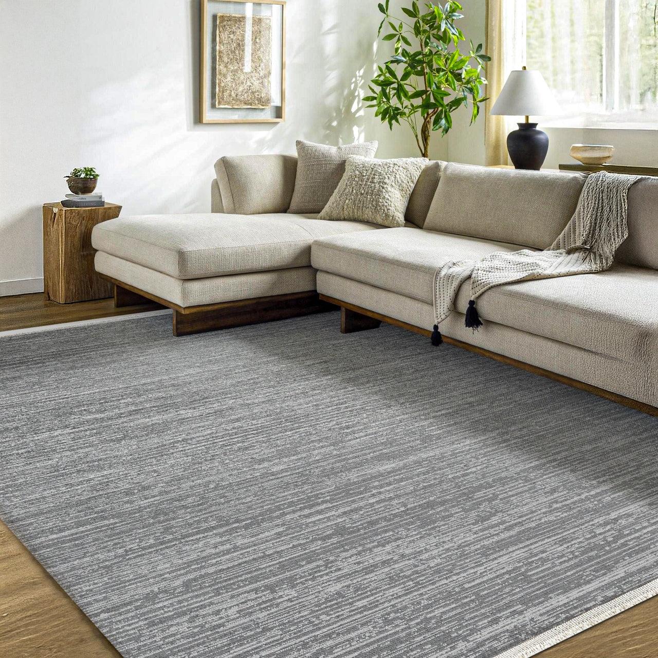 Modern Halı - Yıkanabilir - Kaymaz Taban - Pati Dostu