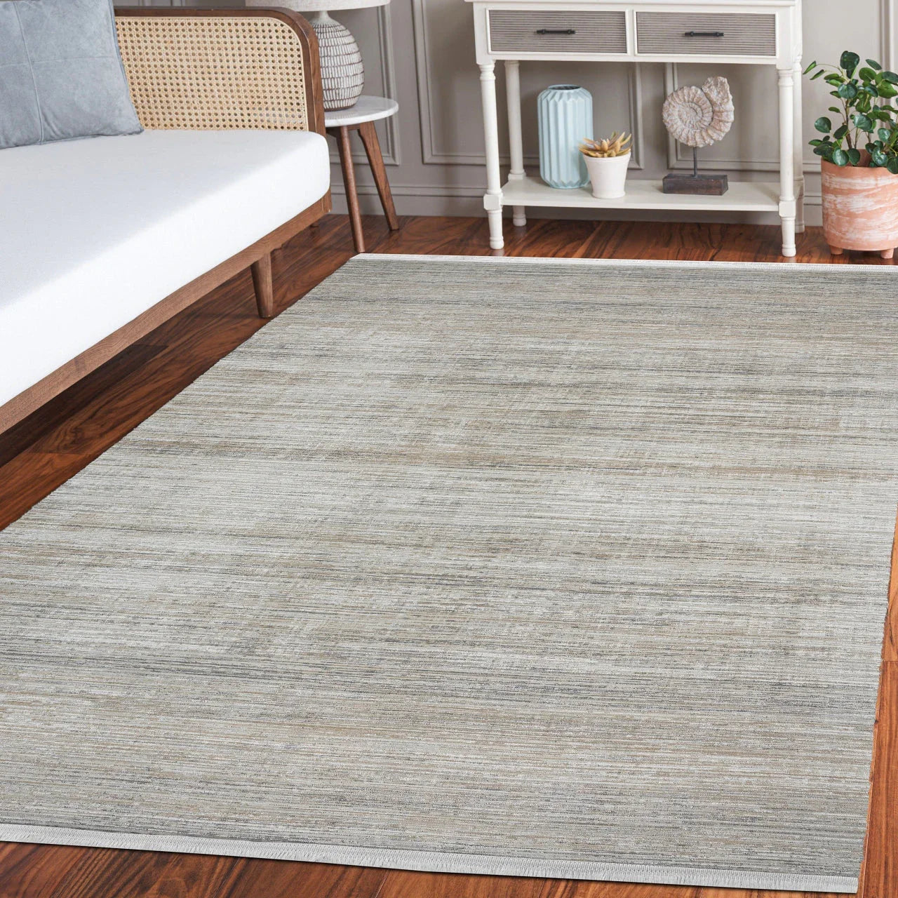 Vizon Minimalist Modern Halı - Yıkanabilir - Kaymaz Taban - Pati Dostu