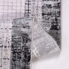 Krem Modern Akrilik Makine Halısı