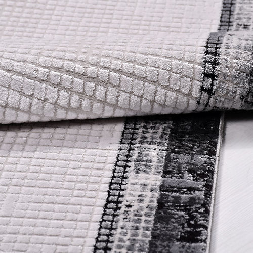 Krem Modern Akrilik Makine Halısı