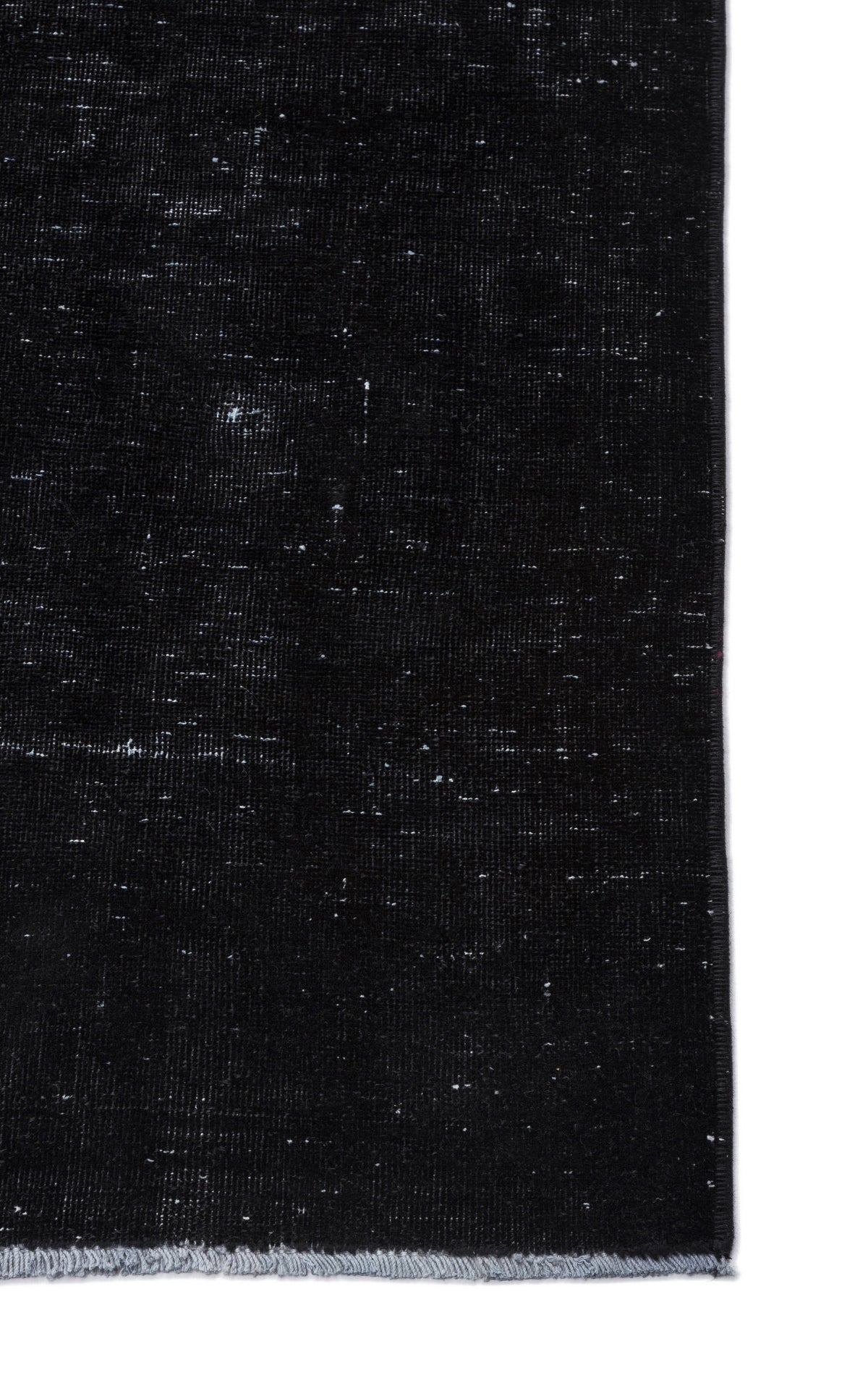 Navyel Siyah ve Gri Düz El Dokuma Halı 299x388 cm – detay görünümü