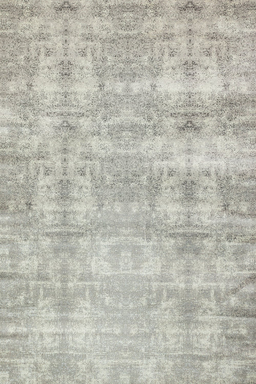 Beyaz Soyut Modern Etnik Desenli Halı  | Makinada Yıkanabilir | Hav Toz Vermez | Leke Tutmayan | Kaymaz Taban | Dijital Makine Baskı | Salon Yolluk Mutfak Halısı