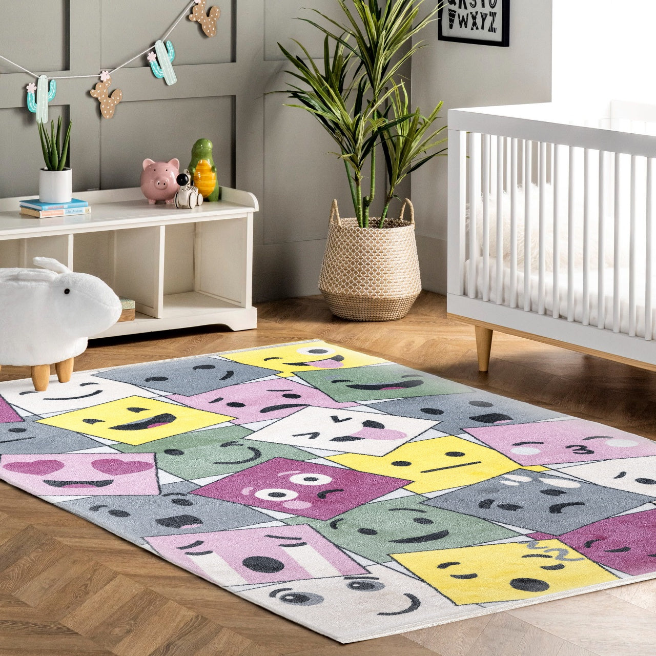 Bebek Eğitici Halı - Yıkanabilir - Kaymaz Taban - Pati Dostu