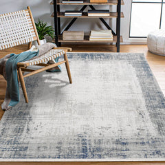 Adelaide Gri Modern Akrilik Makine Halısı