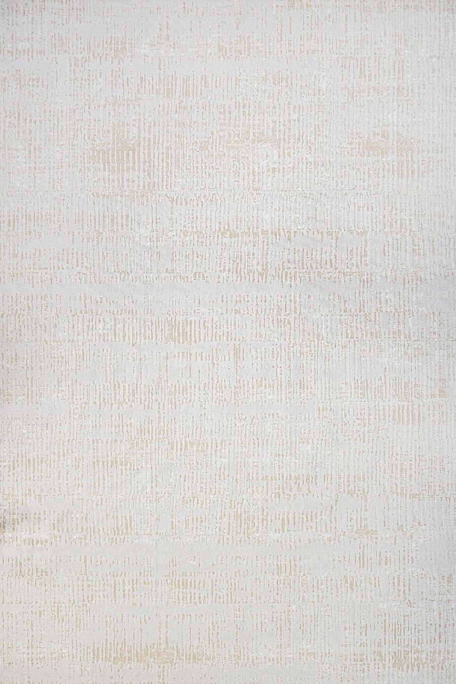 Beyaz Ekru Düz Minimalist Halı - Yıkanabilir - Kaymaz Taban - Pati Dostu