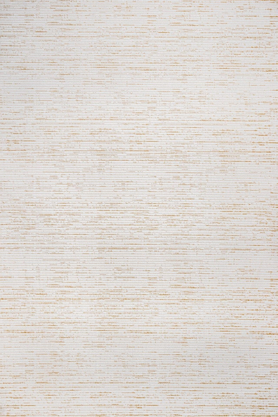 Beyaz Ekru Beyaz Çizgili Minimalist Halı - Yıkanabilir - Kaymaz Taban - Pati Dostu