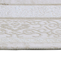 Winter Cream Classic Acrylic Machine Rug