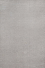 Beyaz Gri Düz Minimalist Halı - Yıkanabilir - Kaymaz Taban - Pati Dostu