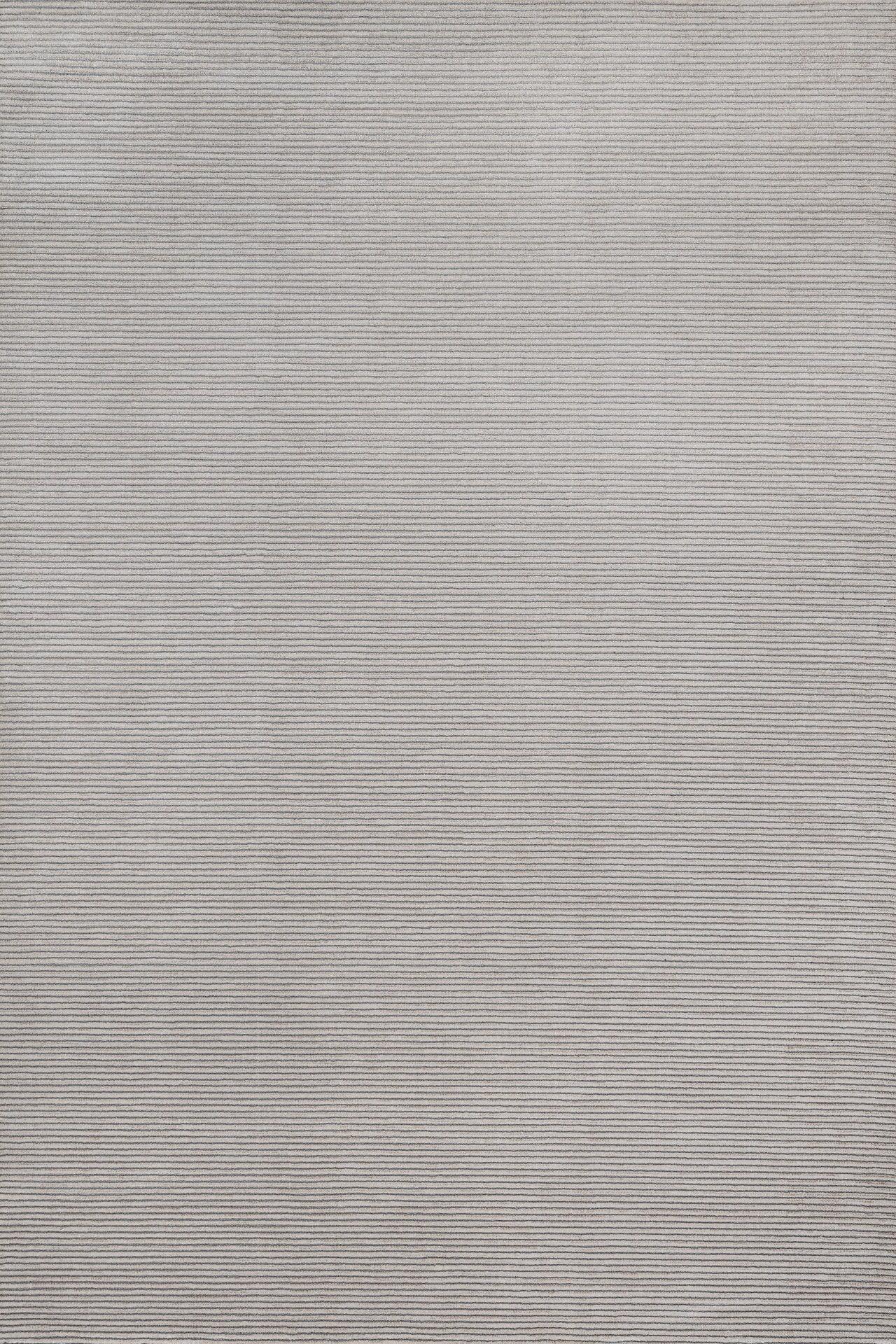 Beyaz Gri Düz Minimalist Halı - Yıkanabilir - Kaymaz Taban - Pati Dostu