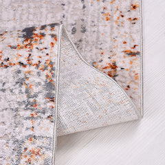 Bej Modern Akrilik Makine Halısı