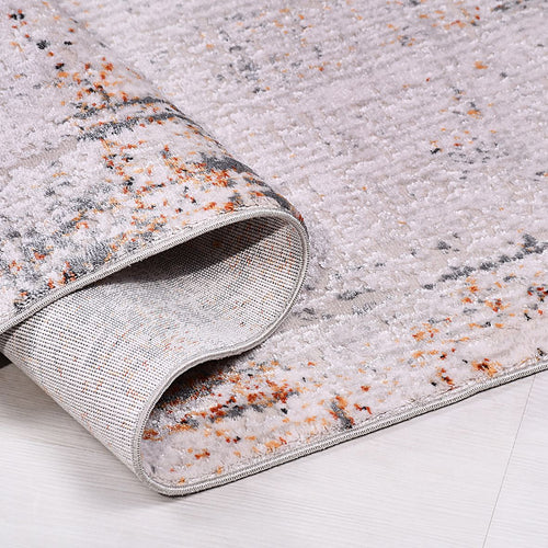 Bej Modern Akrilik Makine Halısı